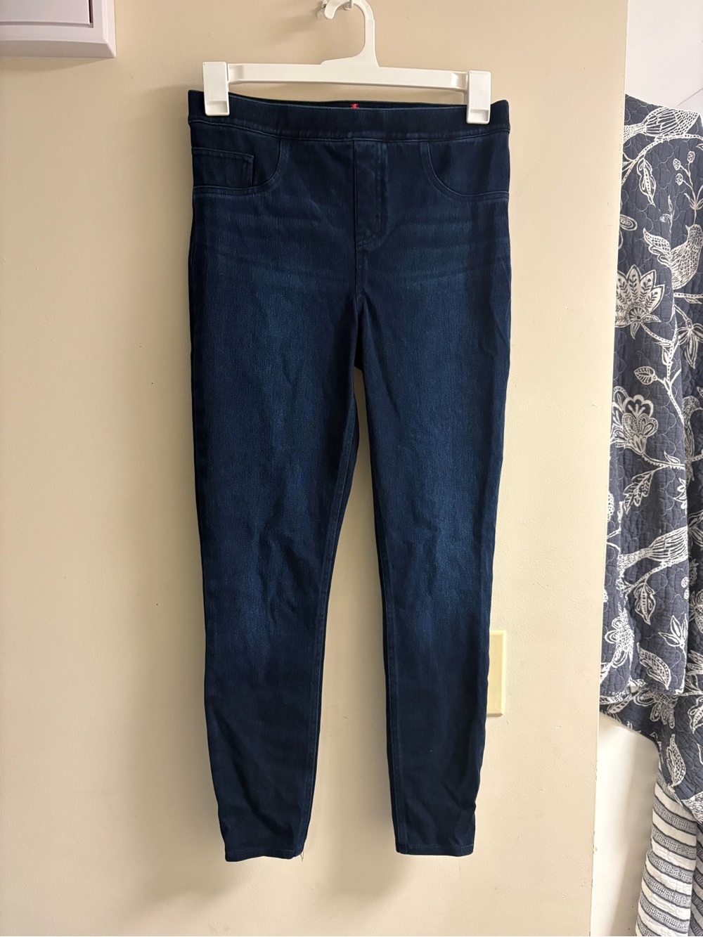 SPANX Dark Blue Pull-On Jeggings